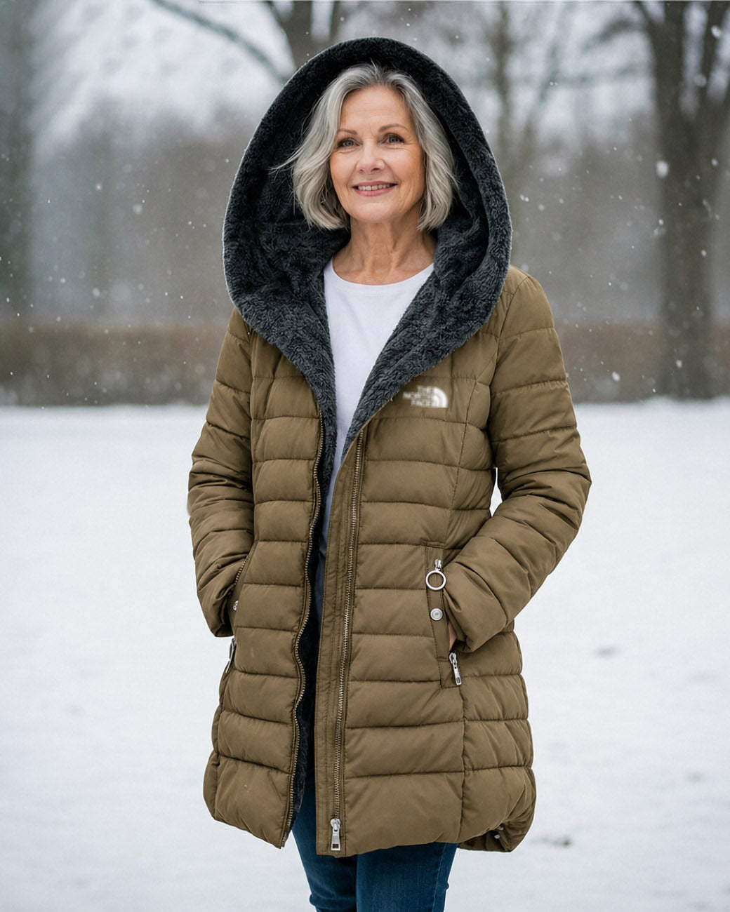 [LAST DAY SALE]2-PIECE MINIMUM-Quilted coat with fleece lining