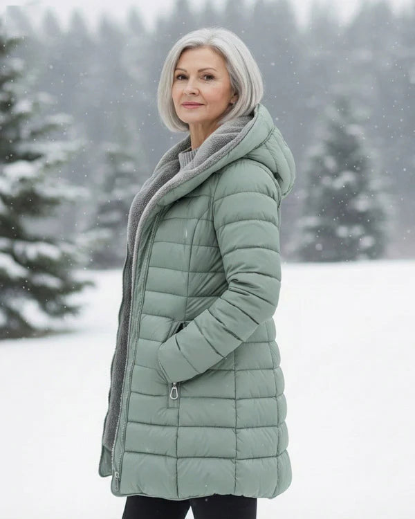 [LAST DAY SALE]2-PIECE MINIMUM-Quilted coat with fleece lining