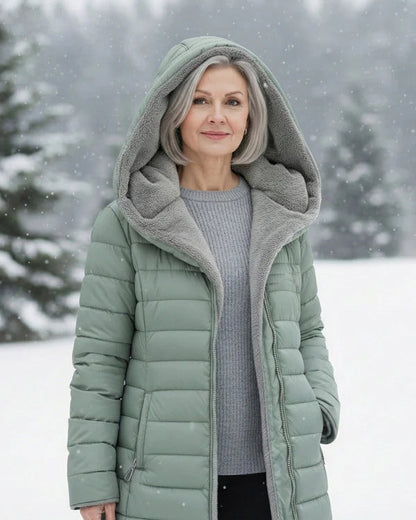 [LAST DAY SALE]2-PIECE MINIMUM-Quilted coat with fleece lining