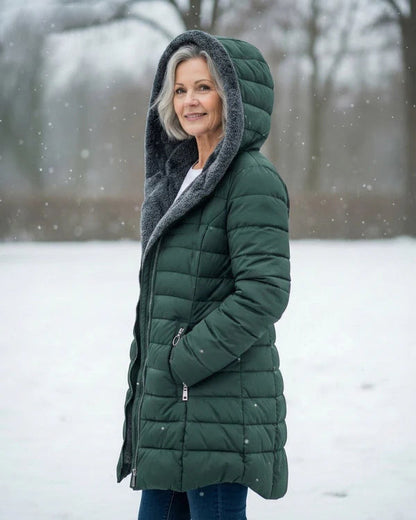 [LAST DAY SALE]2-PIECE MINIMUM-Quilted coat with fleece lining