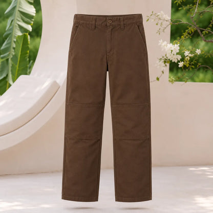 MEN’S DOUBLE KNEE STRAIGHT WORK PANTS