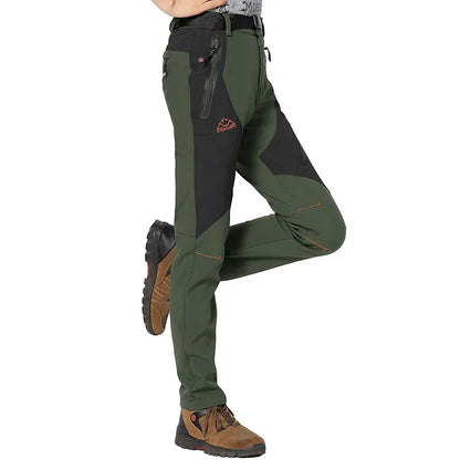 Women's Waterproof Insulated Fleece-Lined Thermal Ski & Hiking Pants