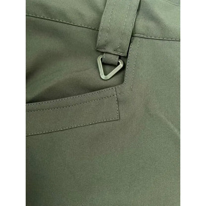 Men's Fleece-Lined Tactical Cargo Pants, Windproof Warm Work Pants with Multi-Pockets, 320g Fabric, Regular Fit Outdoor Pants for Fall & Winter