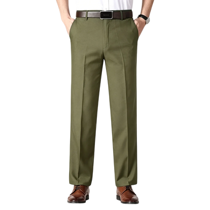 Men’s Classic Ice Silk High Waist Comfort Pants