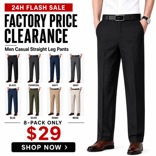 Men’s Classic Ice Silk High Waist Comfort Pants