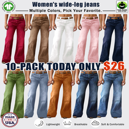 Women's Loose Straight Leg Denim Jeans