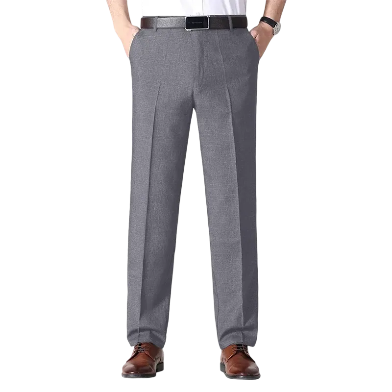 Men’s Classic Ice Silk High Waist Comfort Pants